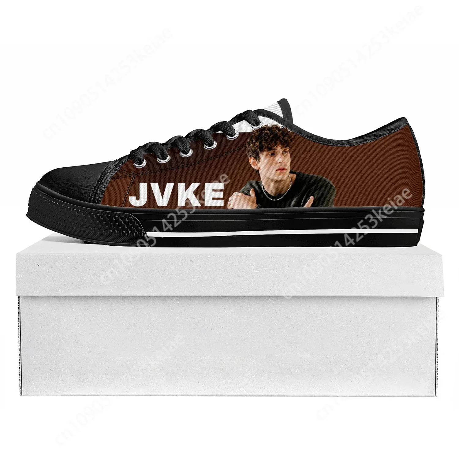 JVKE Popular Singer Pop Low Top High Quality Sneakers Mens Womens Teenager Canvas Sneaker  Prode Casual Couple Shoes Custom Shoe