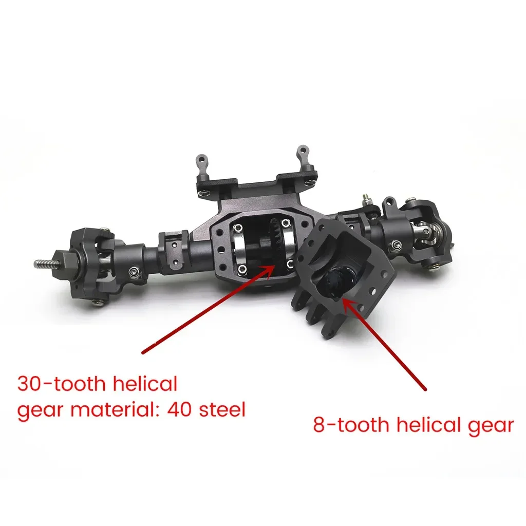 Legierung Vorder- und Hinterachse RC Brückachse RC Ersatzteile für Axial SCX10 II 90046 90047 RC Crawler Truck