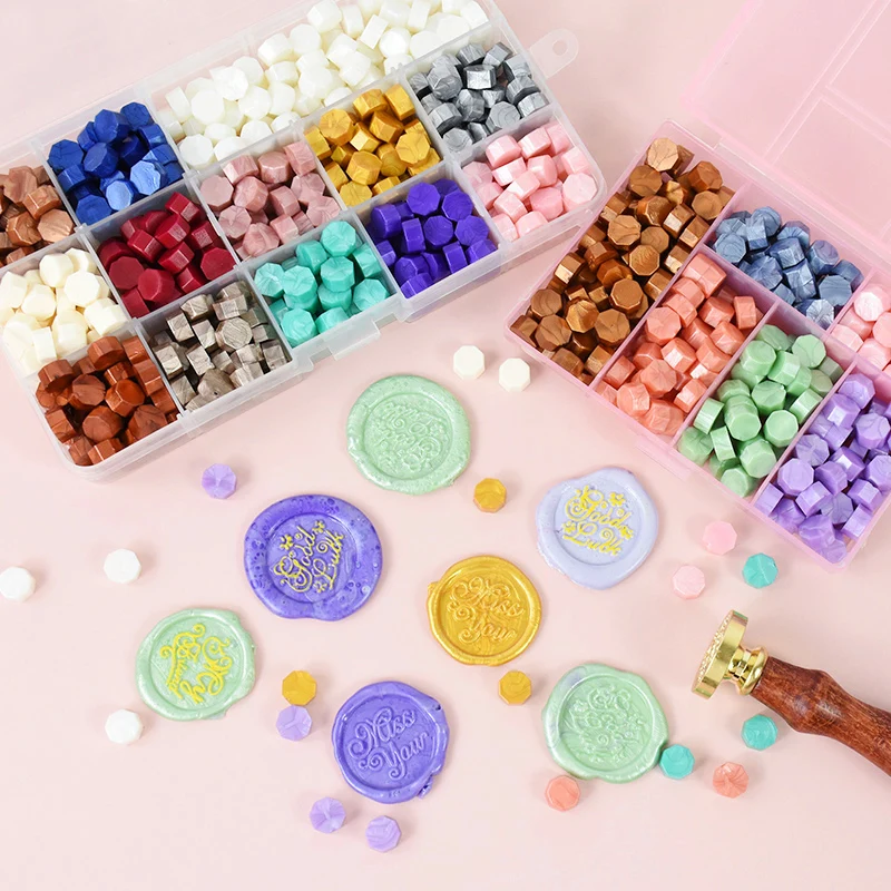 

100pcs Multicolor Sealing Wax Beads Retro Wax Seal Beads DIY Lovers Crafts Wedding Invitation Envelop Gifts Wrapping Decorations