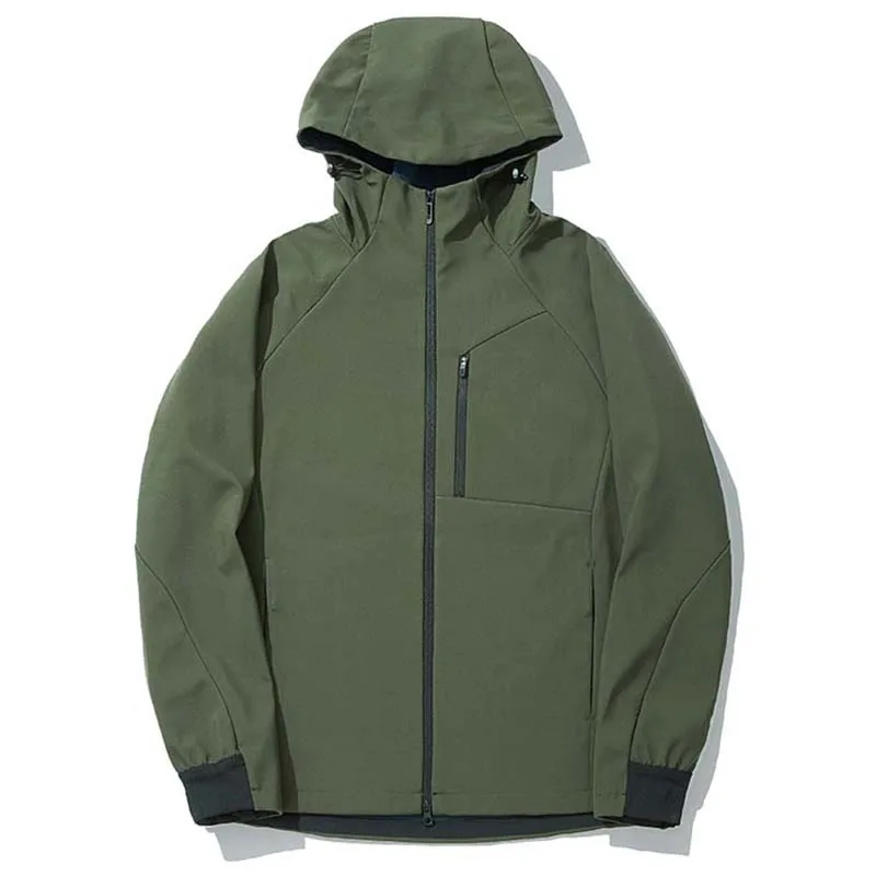 Imagem -02 - Cabolsa Softshell com Capuz de lã Masculino Eua Tático à Prova de Vento Impermeável Safari Cargo Caminhar ao ar Livre Primavera Outono Inverno Novo