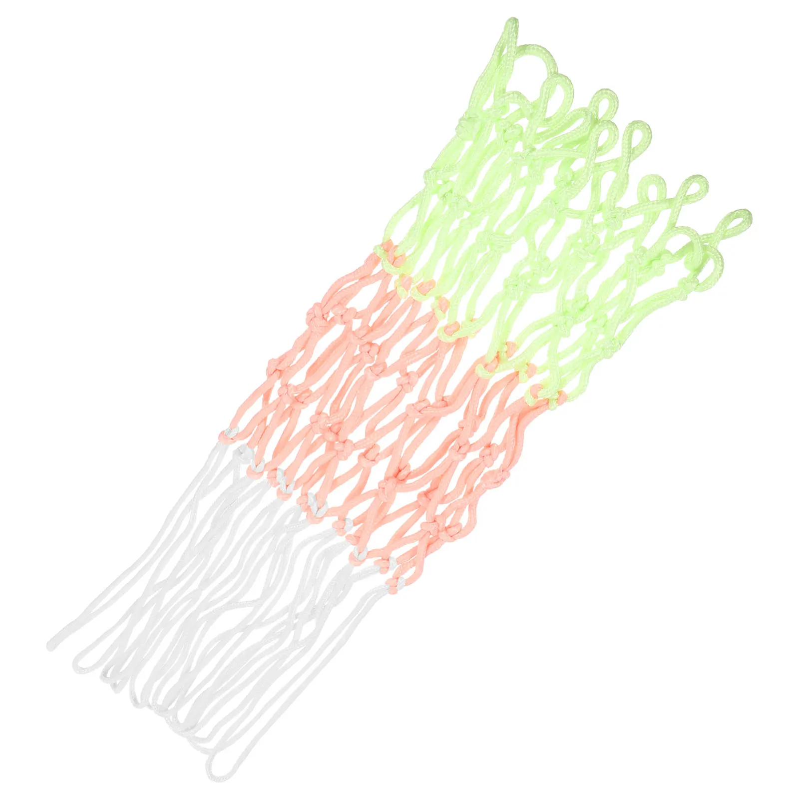 Glow in Dark Basketbalnetten Draagbare Outdoor Indoor Frame Net Vervanging Basketbalring Mesh Bag Sterke capaciteit