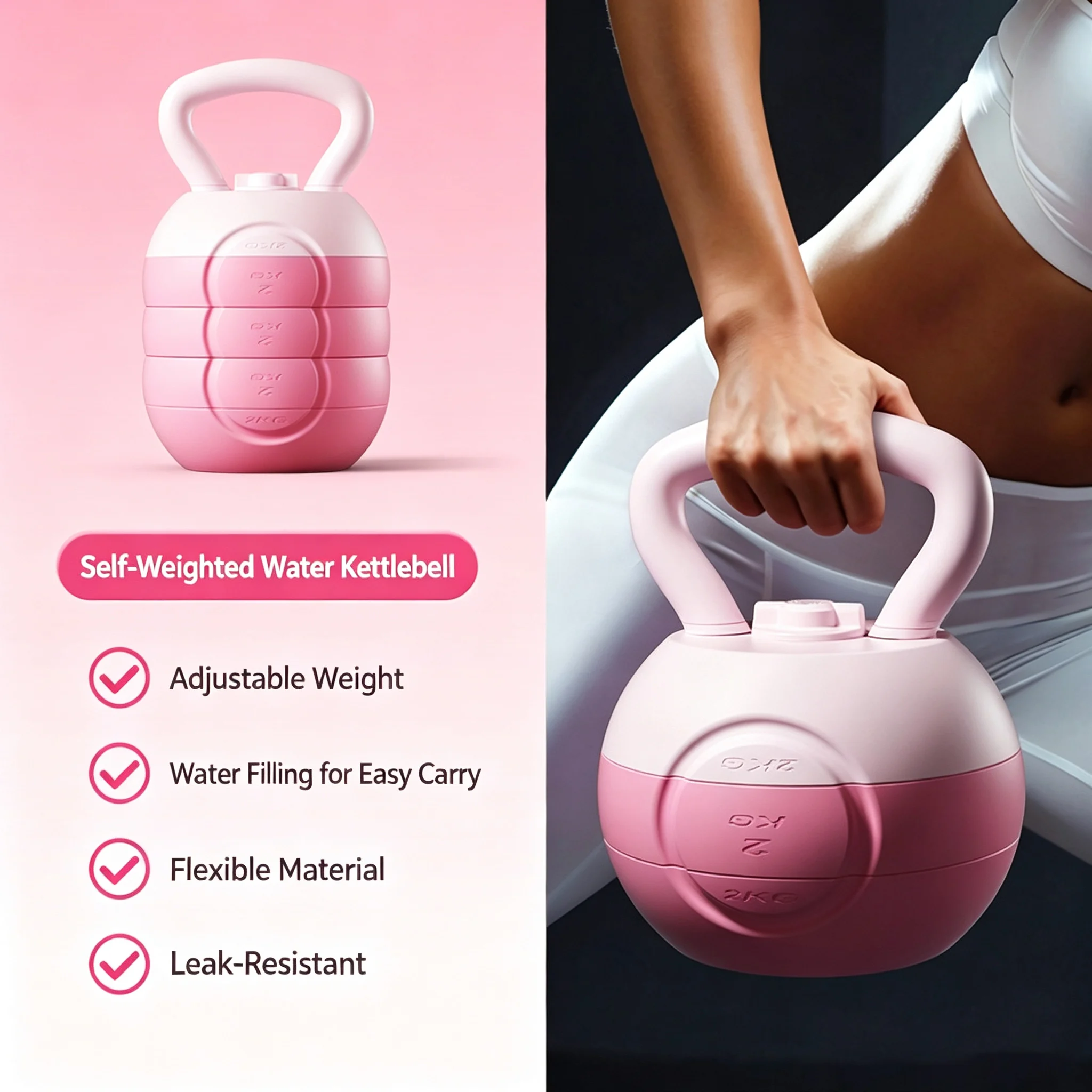 Adjustable Water Fillable Kett - Home Gym Kettler recension och pris