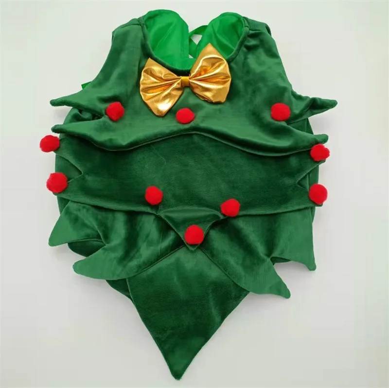 New Baby Infant Photography Clothing Xmas Tree Design Bebe Boy Girl Cosplay Costumes Hat+Body Suit Newborn Christmas Outfits