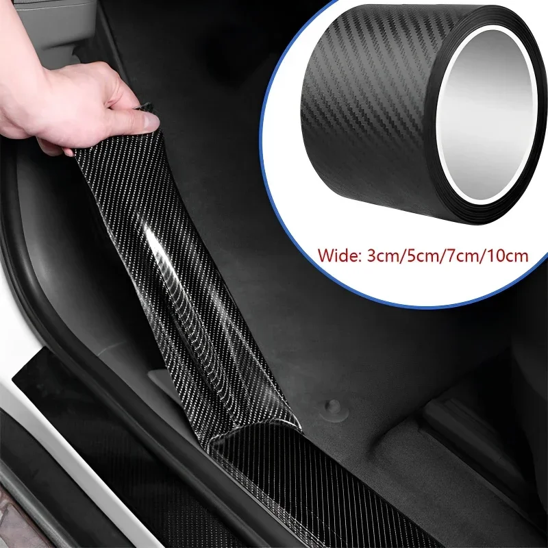 

Self-Adhesive Anti-Collision Car Door Sill Protector Bumper Tape Car Sticker DIY Paste Protector Strip Waterproof Film3/5/7/10CM