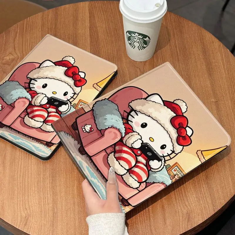 

Hello Kitty Cartoon Cute Tablet Case For Xiaomi 5 6SPro 7 7Pro Ultra 8 Redmi K Pad 8.8 Inch SE Pro 12.1 TPU Flip Cover Gifts