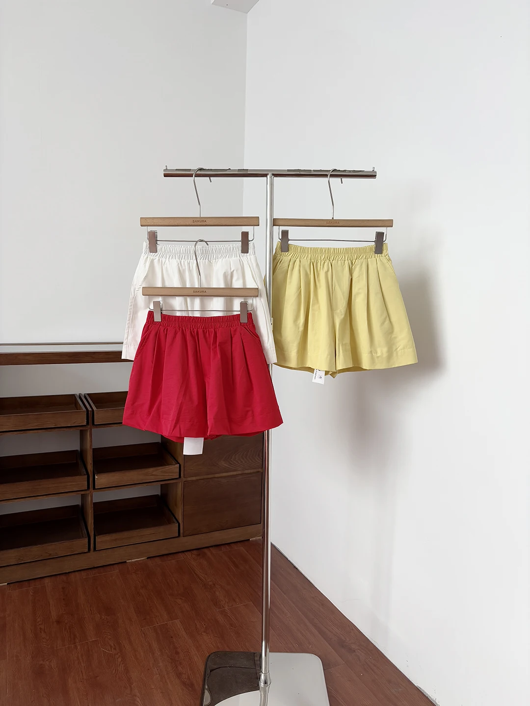 

Comfortable High Waist Wide Leg Short Pants Women's Summer Casual Slimming Versatile Home Elastic Waist A-Line Pants