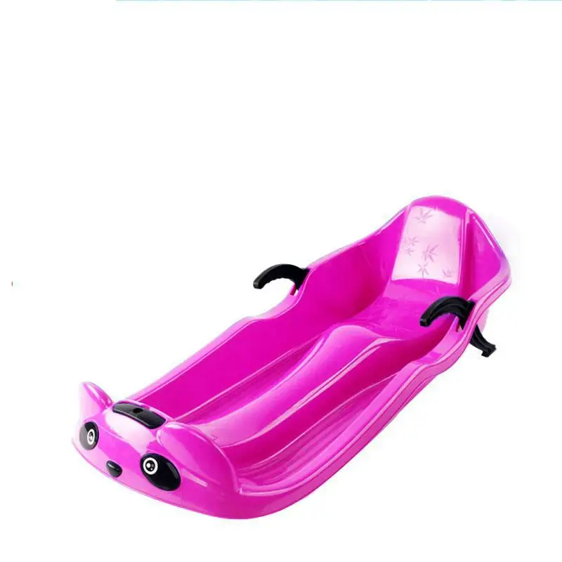 Snowboard doppio addensato Snowboard Tavola per erba Tavola per sabbia per bambini Auto da slitta per adulti con freni Tavola da slitta per aratro da arrampicata