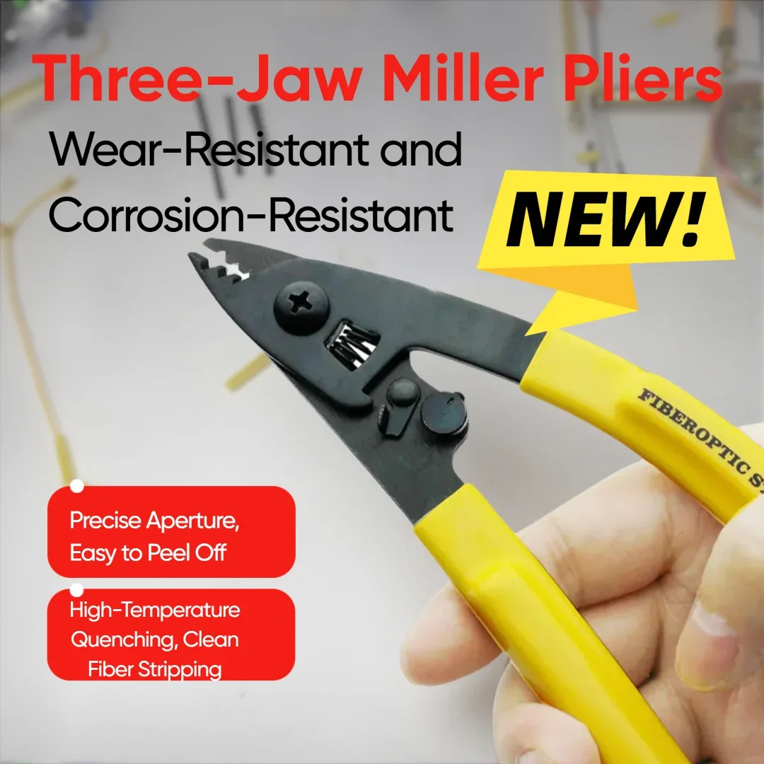 

Щипцы Miller с тремя отверстиями, инструмент для зачистки оптоволокна CFS-3, плоскогубцы для зачистки проводов для инструмента для зачистки оптического волокна FTTH