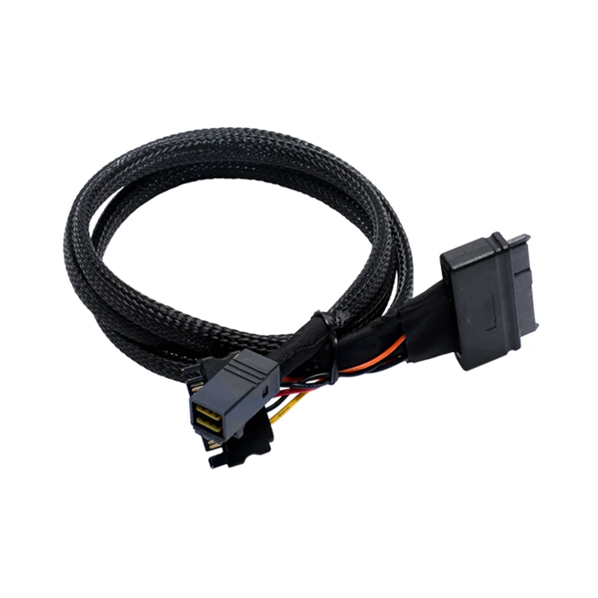 Mini SFF8643 U.2 To 8639+15PIN Power Cable NVMe Data Connection Cable SFF8643 To SFF8639