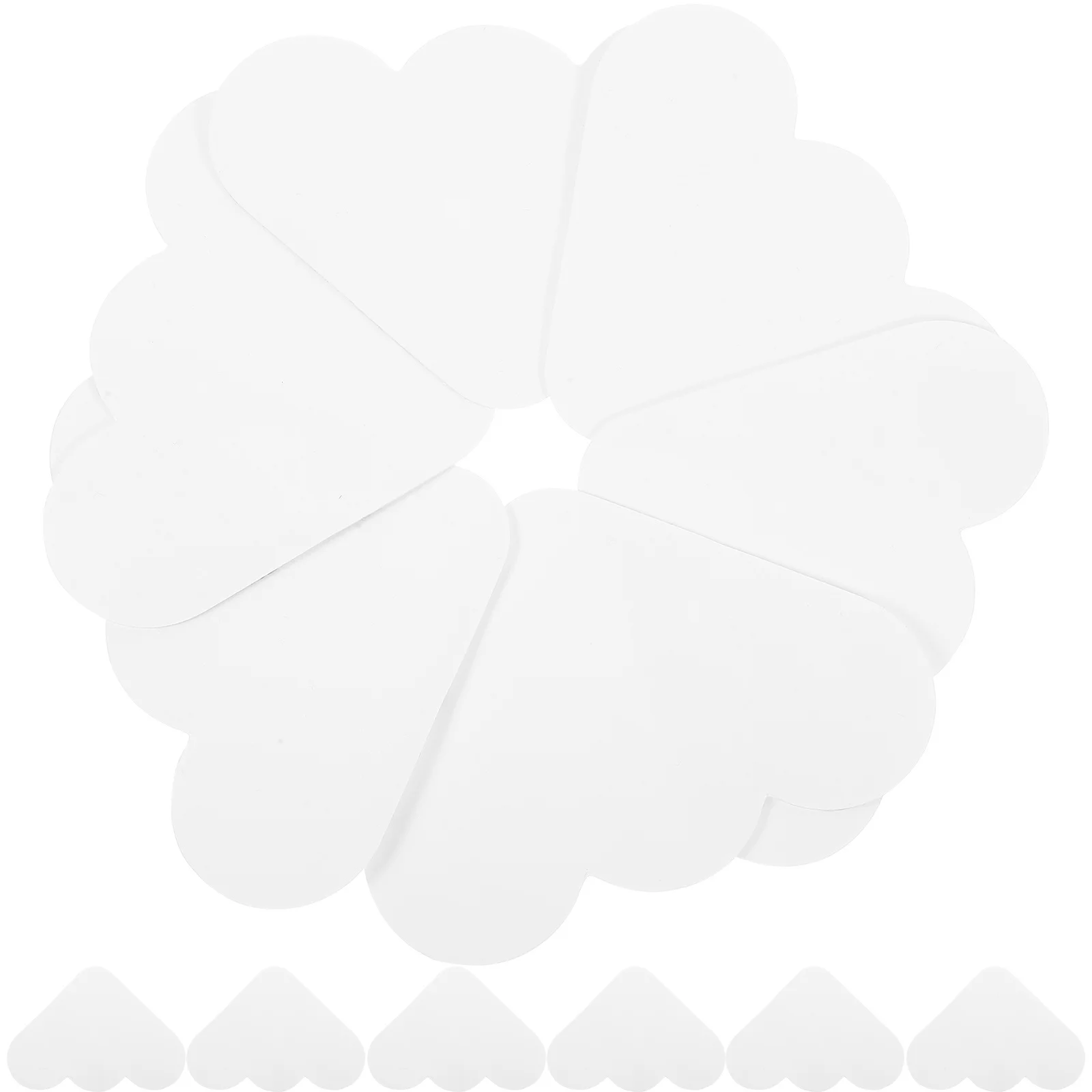 12 قطعة من شريط السجاد غير القابل للانزلاق وقابل للغسل على شكل غائم لمقبض السجاد الخشبي والبلاط الصلب #5