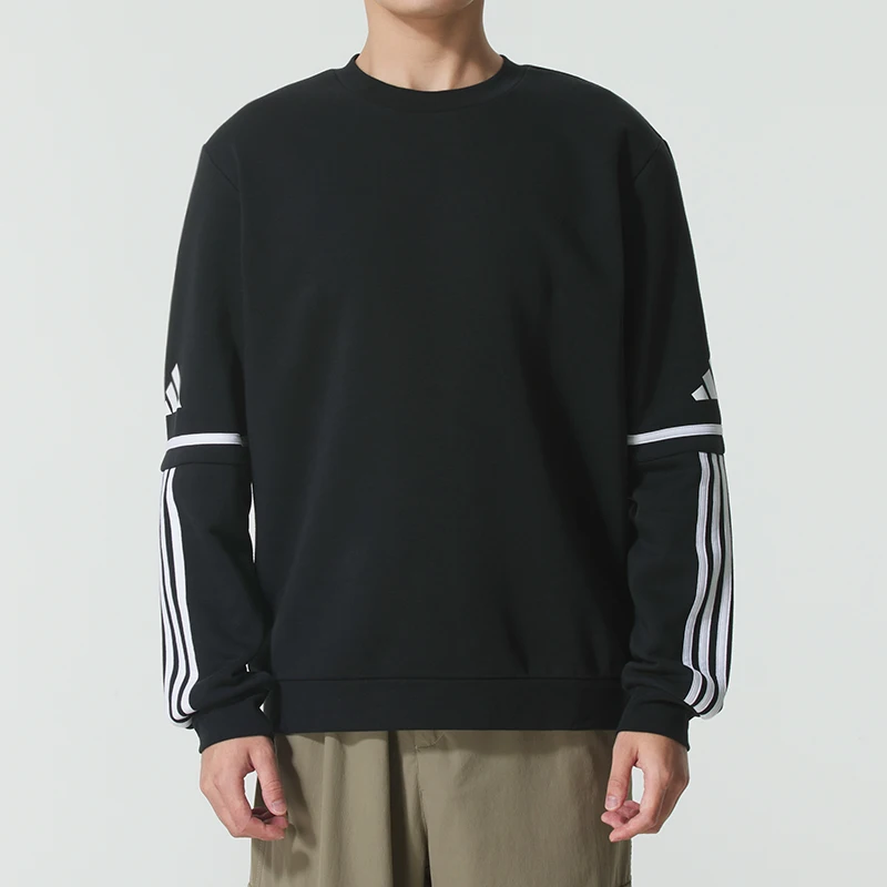 سويت شيرت رجالي من Adidas ملابس رياضية عصرية برقبة دائرية بلوفر كاجوال مريح Jm3546 #6