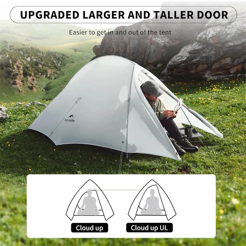 Naturehike Cloud Up UL 1-2 Person Ultralight Tent