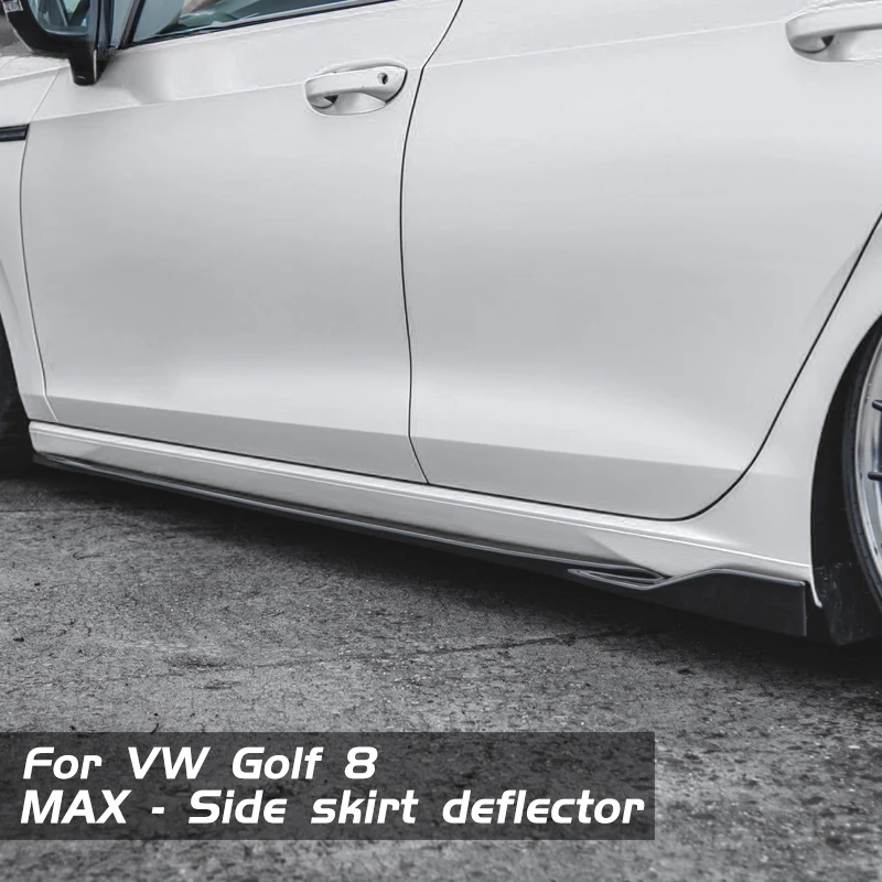 MAX V3 style accessory Side Skirts Extensions For vw golf 8 mk8 GTI R-Line 2021 2022 2023 body kit