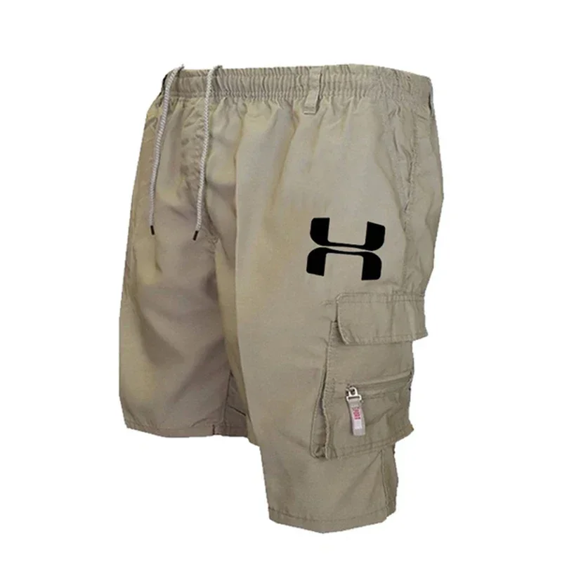 2024 shorts de cinco pontos diários masculinos shorts casuais esportes de verão solto ao ar livre de alta qualidade vendas quentes multi-bolso carga camo masculino