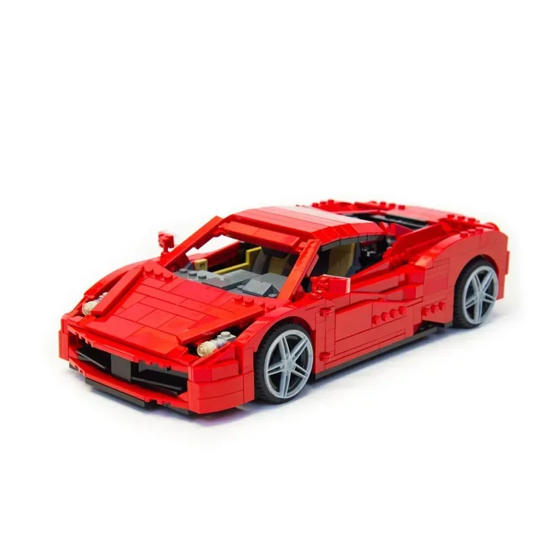 MOC-34306 458 Italian Luxury Supercar Splicing Assembly Building Block Model • 960 Parts Building Block Kids Birthday Toy Gift