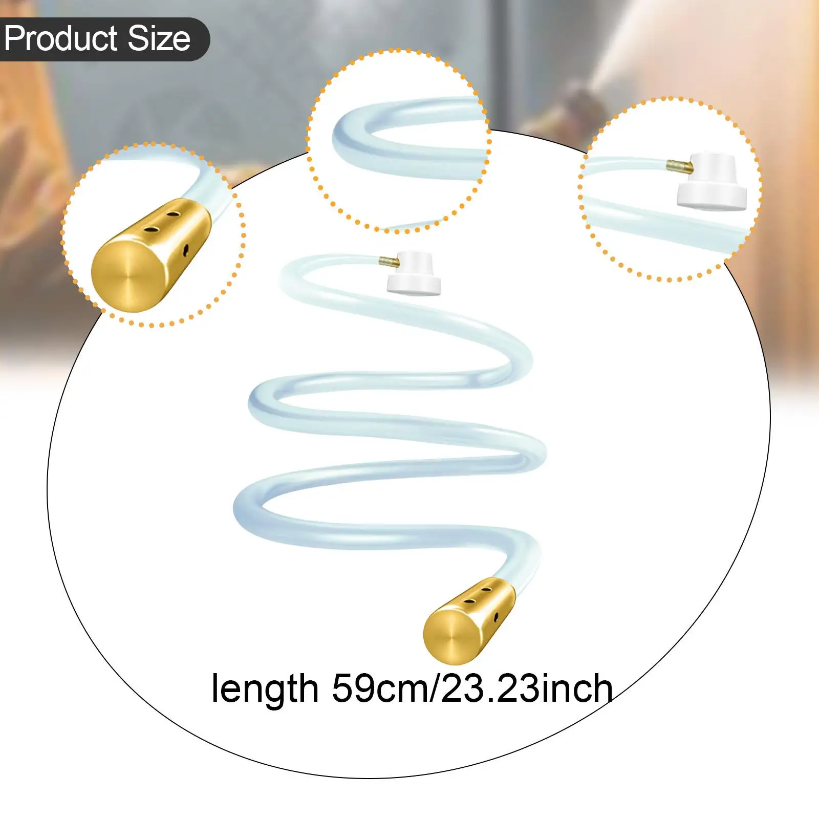 페인트 공급용 에어로졸 연장 노즐 호스 유체 필름 보호