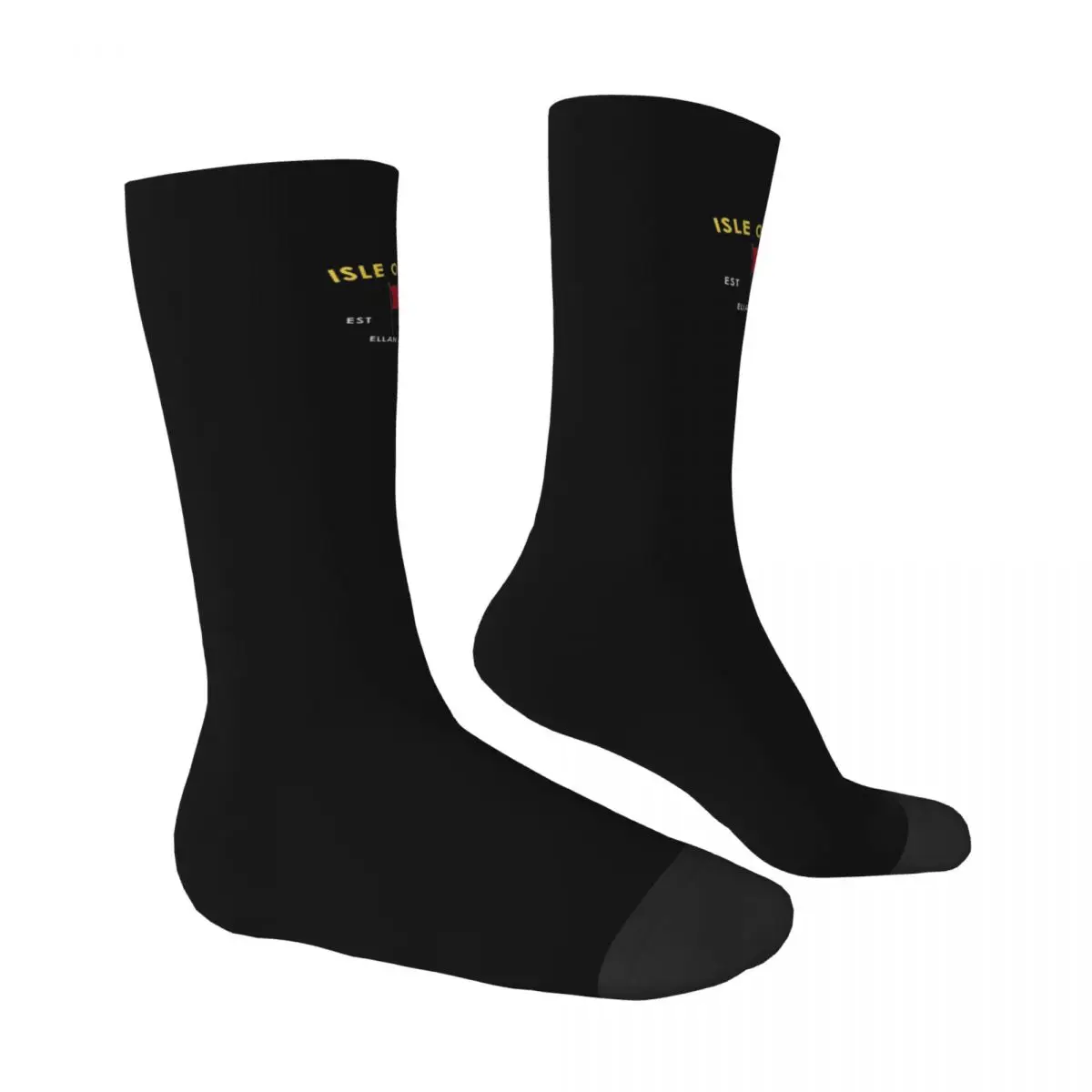 Unisex Men Socks Isle Of Man Race Stockings Autumn Casual Warm Soft Socks Graphic Outdoor Anti-Slip Socks