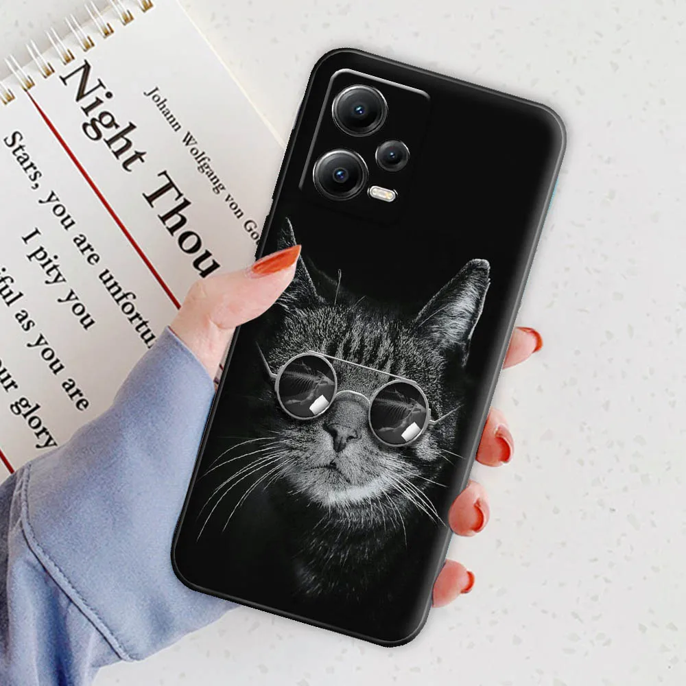 For Xiaomi Poco X5 5G Case POCOX5 X5Pro Cool Phone Cover Silicone Case For Xiaomi Poco X5 Pro Animals Back Bumper Matte Fundas