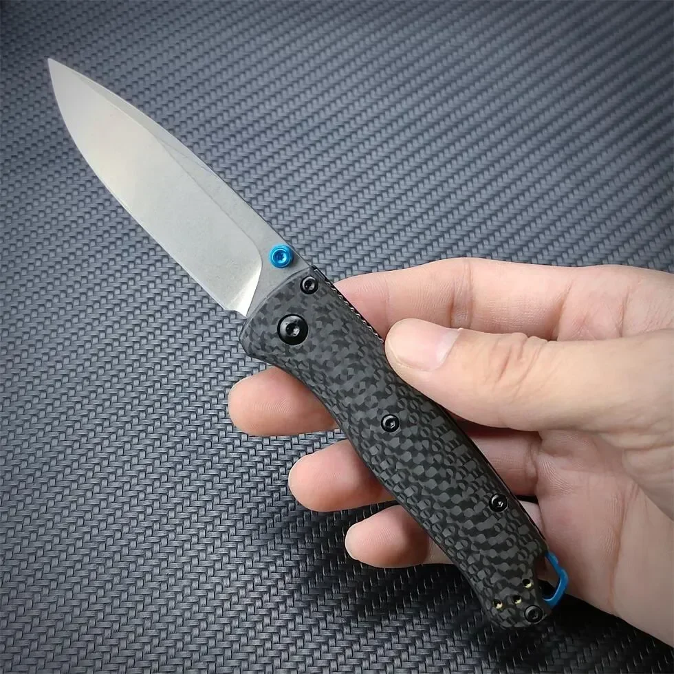 

BM 533-3 Mini Carbon Fiber Folding Knife S90V Black Outdoor Camping Hunting Pocket Tactical EDC Tool 535 Knife