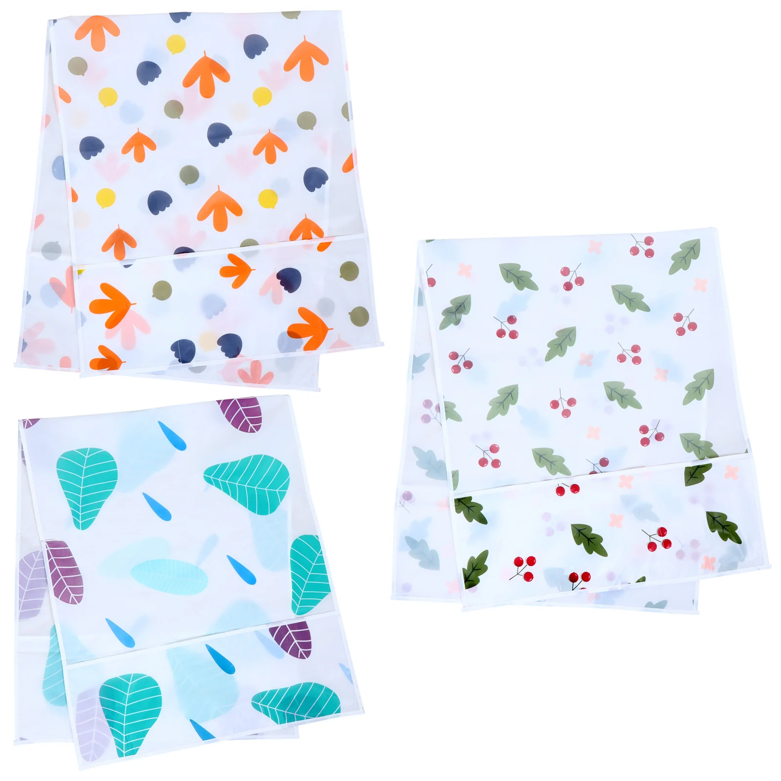 3 قطعة غطاء ثلاجة بيفا مقاوم للماء والأوساخ والدليل على الثلاجة تخزين المأوى شفافة سهلة التنظيف غطاء ثلاجة المطبخ #3