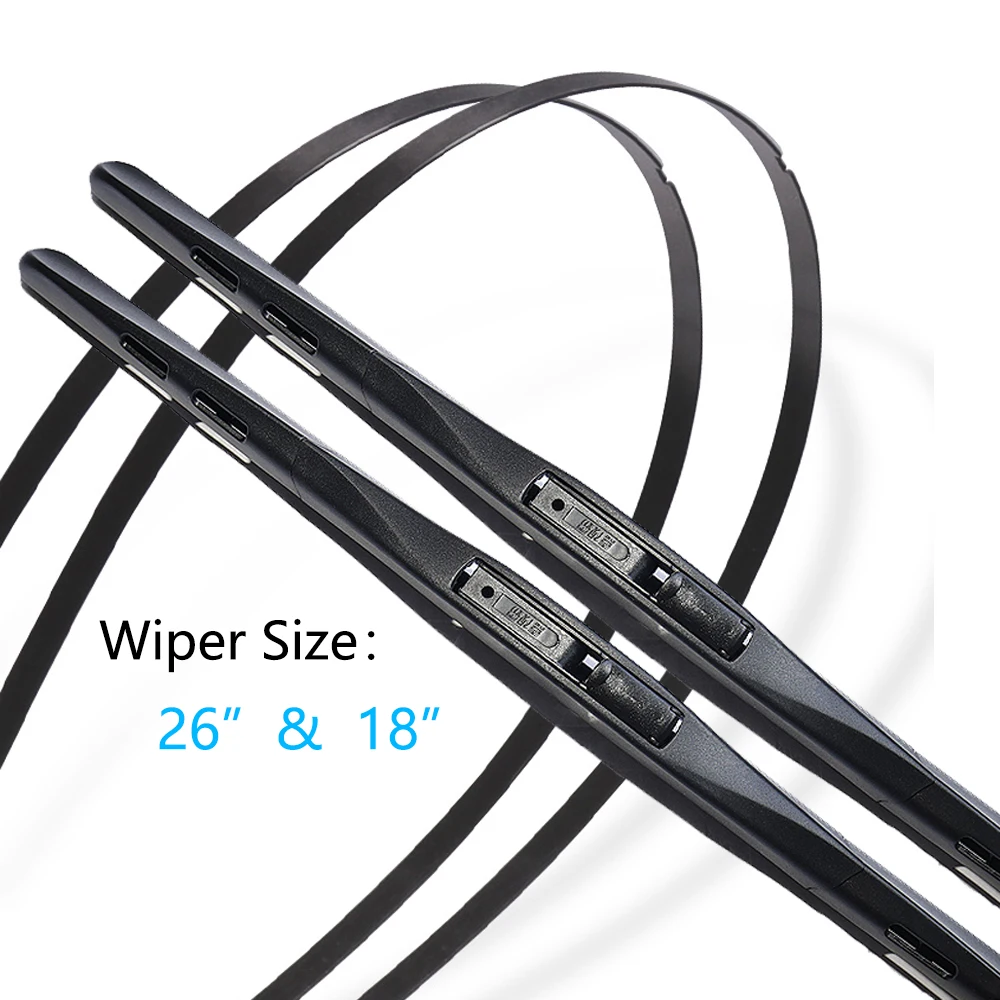 For Hyundai Azera Grandeur HG 2012 2013 2014 2015 2016 2017 Front Windscreen Wiper Blades Brushes Cutter U J Hooks Accessories