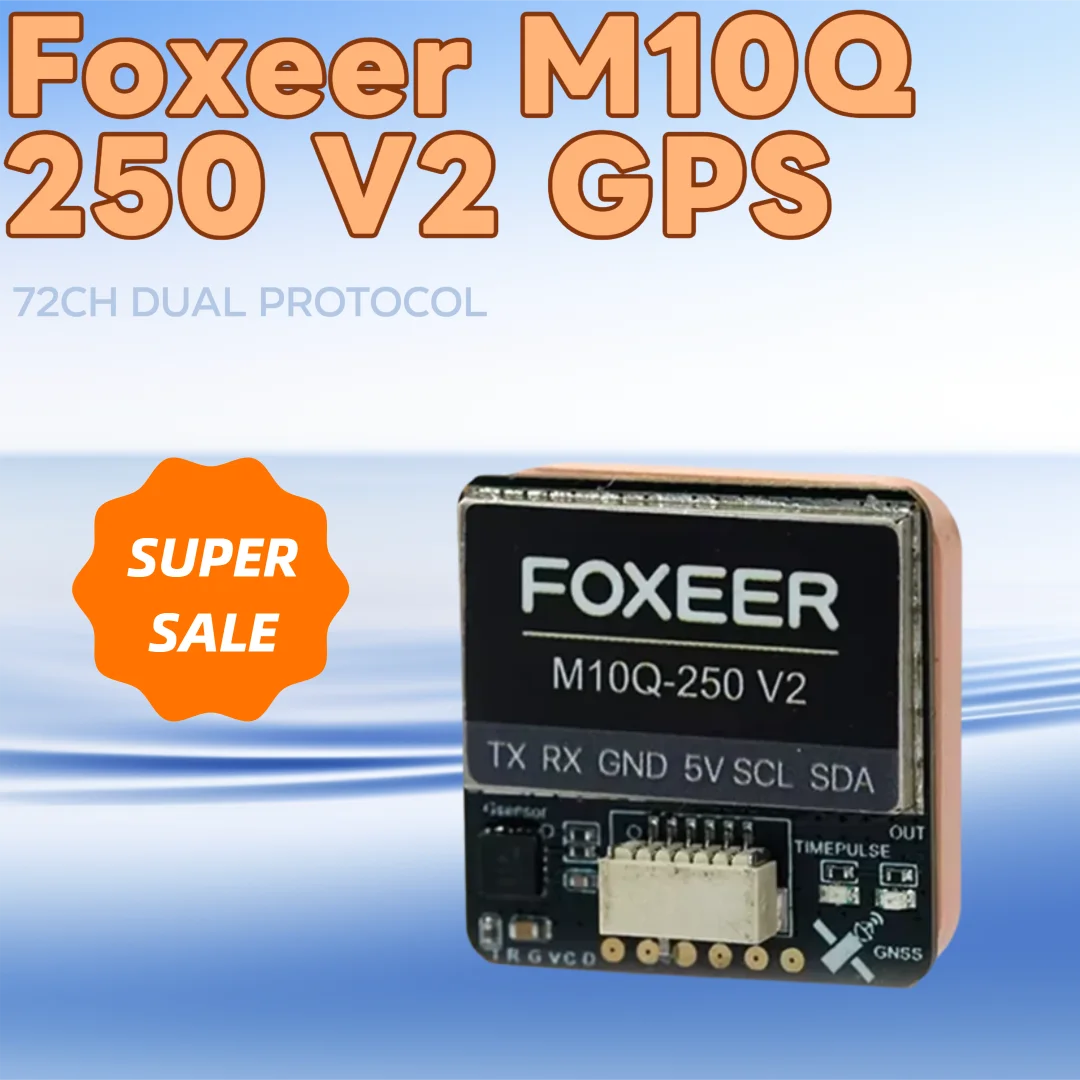 

Компас Foxeer M10Q 250 V2 NMEA/UBLOX с двойным протоколом IST8310 для FPV-полетов