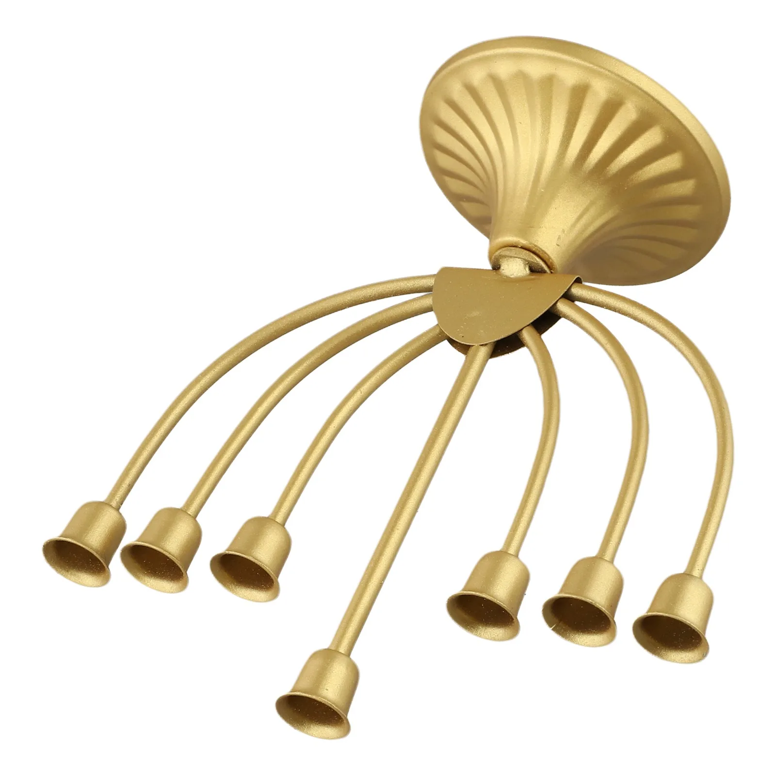 Portacandele ebraico da tavolo Base ampia e robusta Decorazione Hanukkah Menorah per mensola Armadietto Camino Soggiorno Scrivania