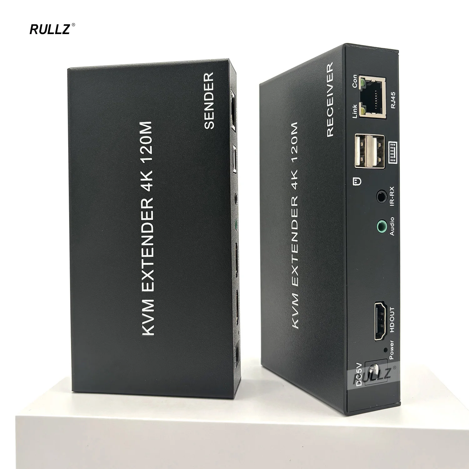 4K 120M HDMI Ethernet Cable Extender Via Cat5e Cat6 Rj45 Network Cable USB KVM Audio Video Converter for Camera Laptop PC To TV