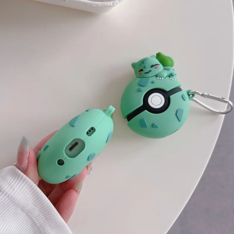 Cartoon Spirit Ball Case para AirPods, Bluetooth Earbuds, caixa de carregamento, capa protetora para Airpod Pro 1, 2, 3, 3D