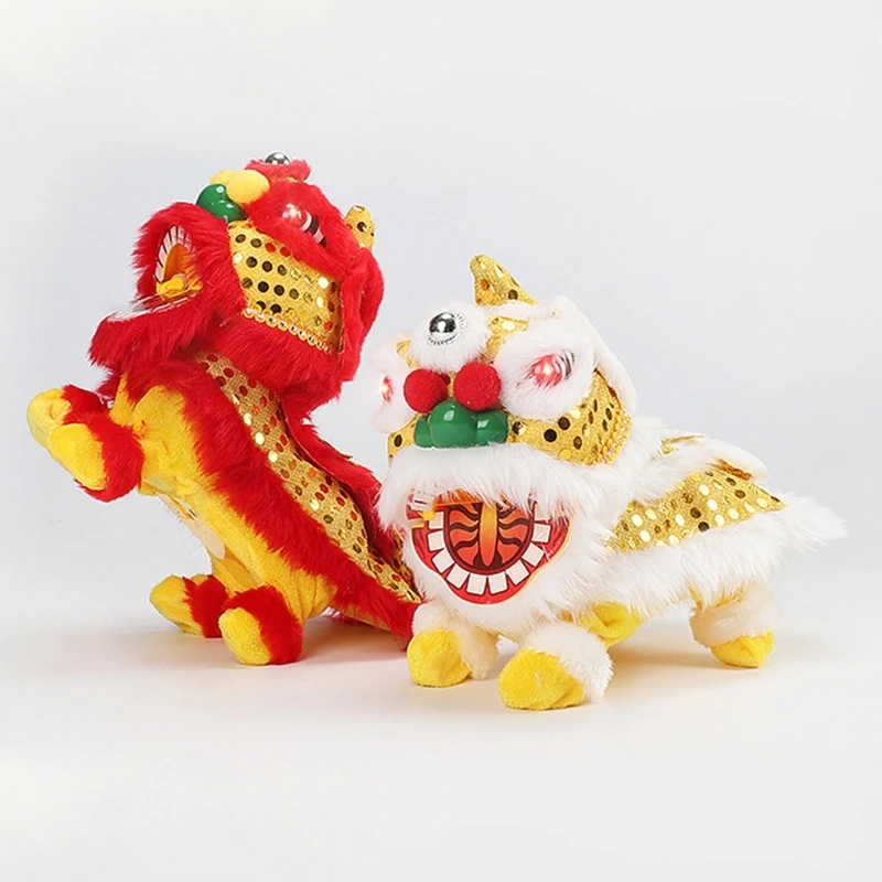 

Dancing Animal Red Lucky Lion Electric for Doll for