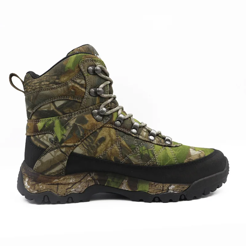 Outdoor Mountaineering Boots, Wild Training , Battlefield Hunting Boots Waterproof and Breathable Fishing Shoes, Jungle Boots