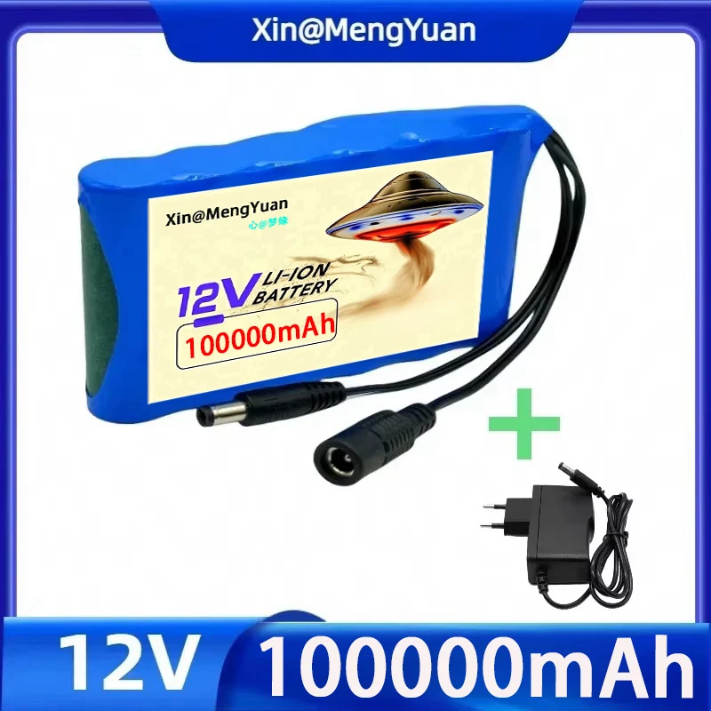 ใหม่แบบพกพา Super 12V 20000mah แบตเตอรี่ลิเธียมไอออนแบบชาร์จไฟได้แบตเตอรี่ความจุ DC 12.6v 30Ah กล้องวงจรปิด Cam Monitor +