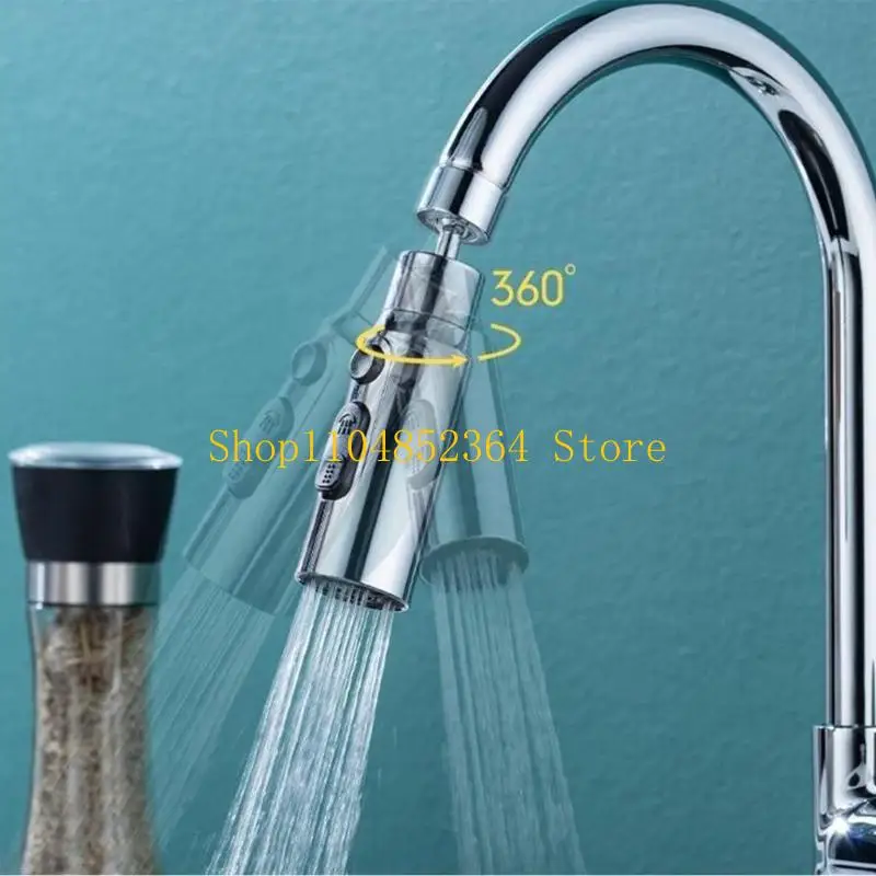 652F Wielofunkcyjny kran kuchenny Głowica natryskowa 3 funkcje Obrót o 360 stopni Obraca wylewki Przedłużacz Wielofunkcyjny kran