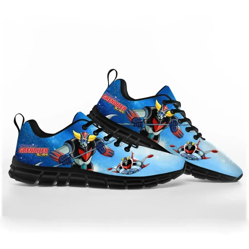 

Hot Cartoon UFO Robot Grendizer Anime Sports Shoes Mens Womens Teenager Kids Children Sneakers Custom High Quality Couple Shoe