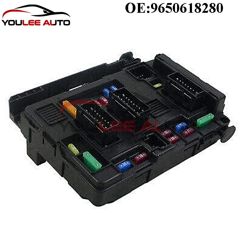 New 9650618280 6500.Y3 6500Y3 Engine Fuse Box For Citroen Xsara C3 C5 C8 Peugeot 206 307 406 807 Auto Parts