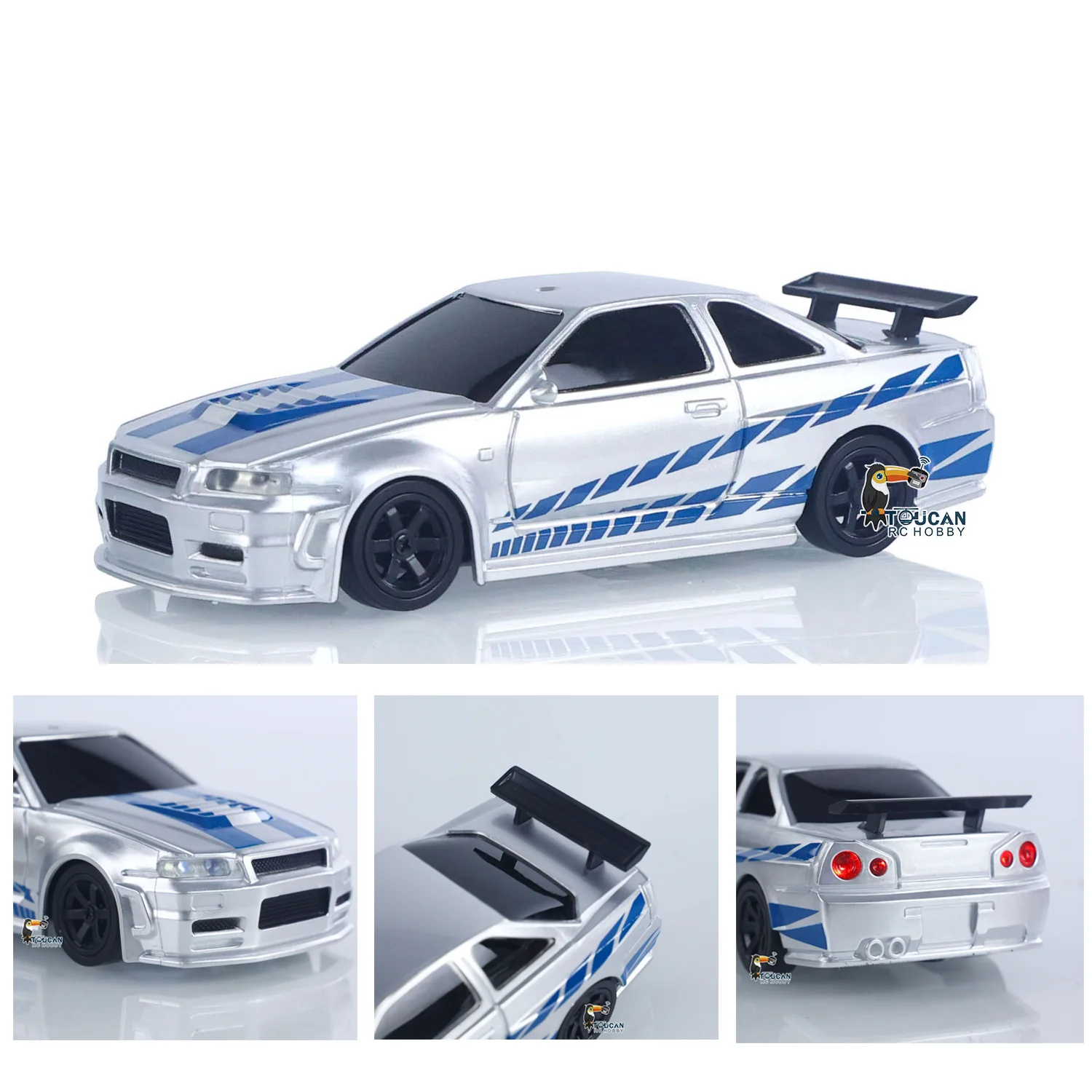 Geschenke Outdoor 1/43 RC Drift Auto Mini RC Rennwagen 2,4G Ferngesteuertes 4WD Hochgeschwindigkeits-Motormodell – Detail 20