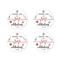 Nurse Thank You Stickers, Nursing Medical Birthday Graduation Party Labels, Decorations