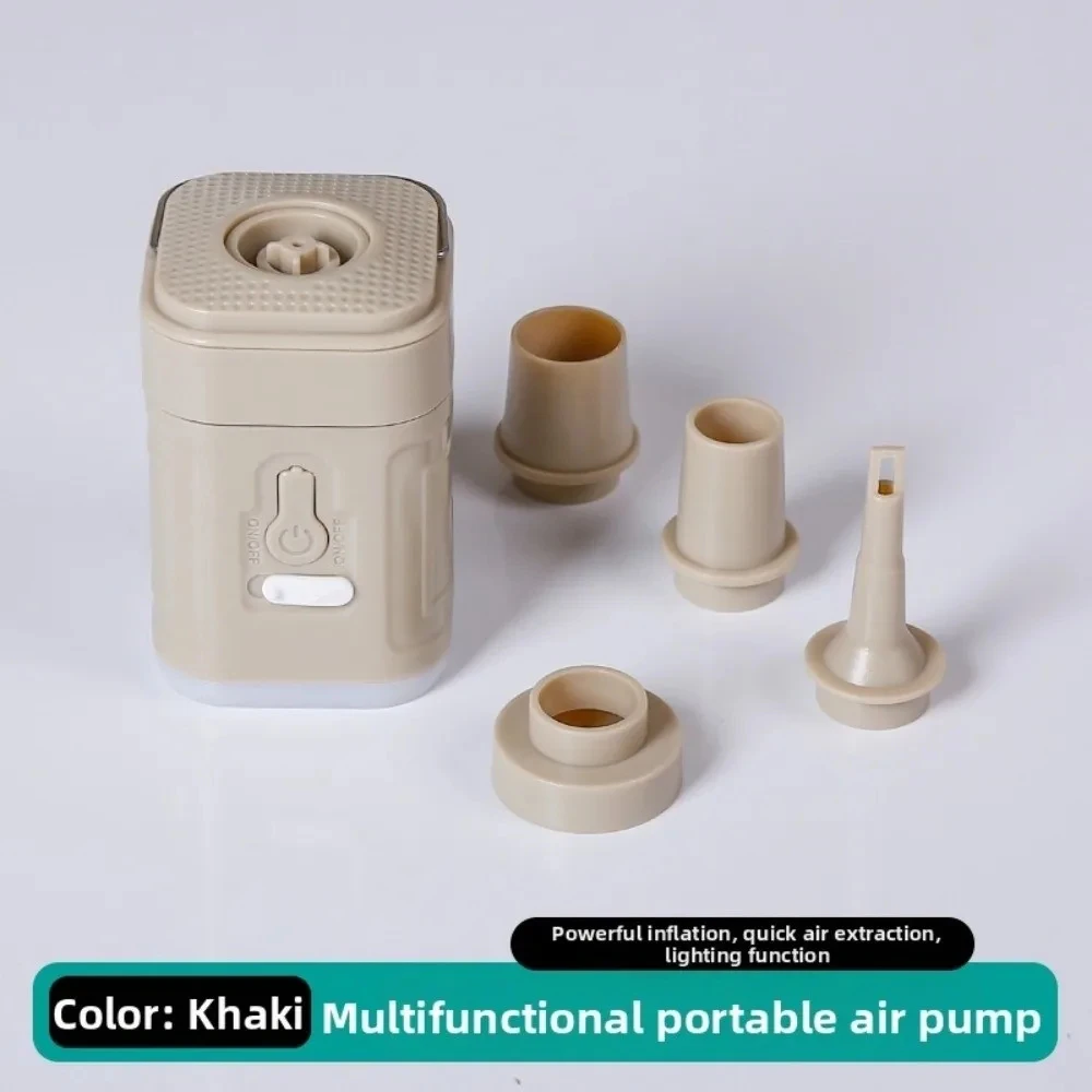 1PC Mini Air Pump for Inflatables Portable, Electric Type-C Rechargeable Quickly Inflate Deflate for Pool Floats Air Mattress