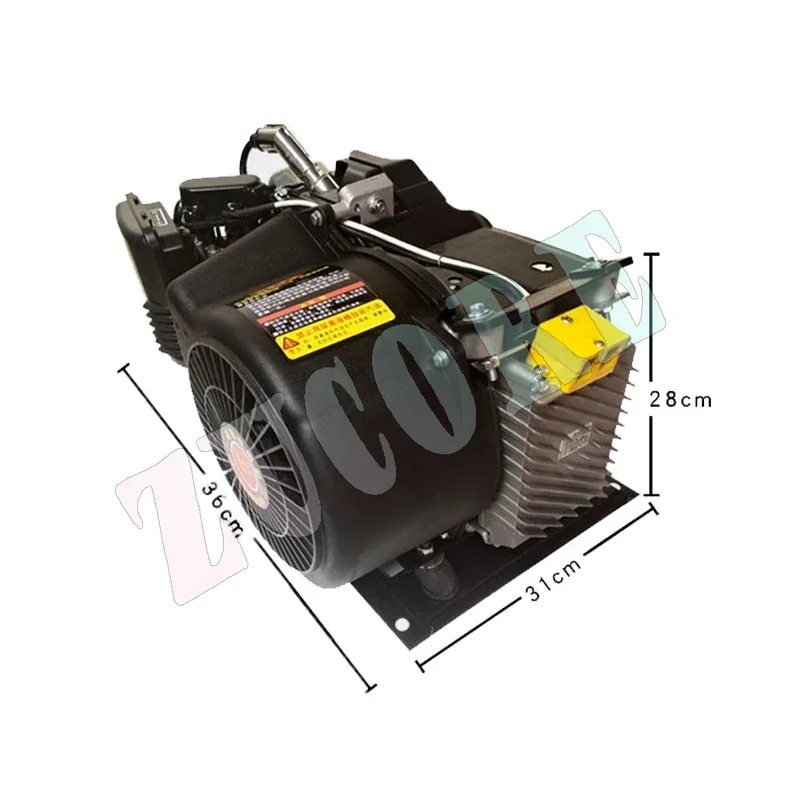 Silent Automatic Electric Vehicle Range Extender Generator 48V/60V/72V Electric Car Three-wheel/Four-wheeler 3.5L  212CC