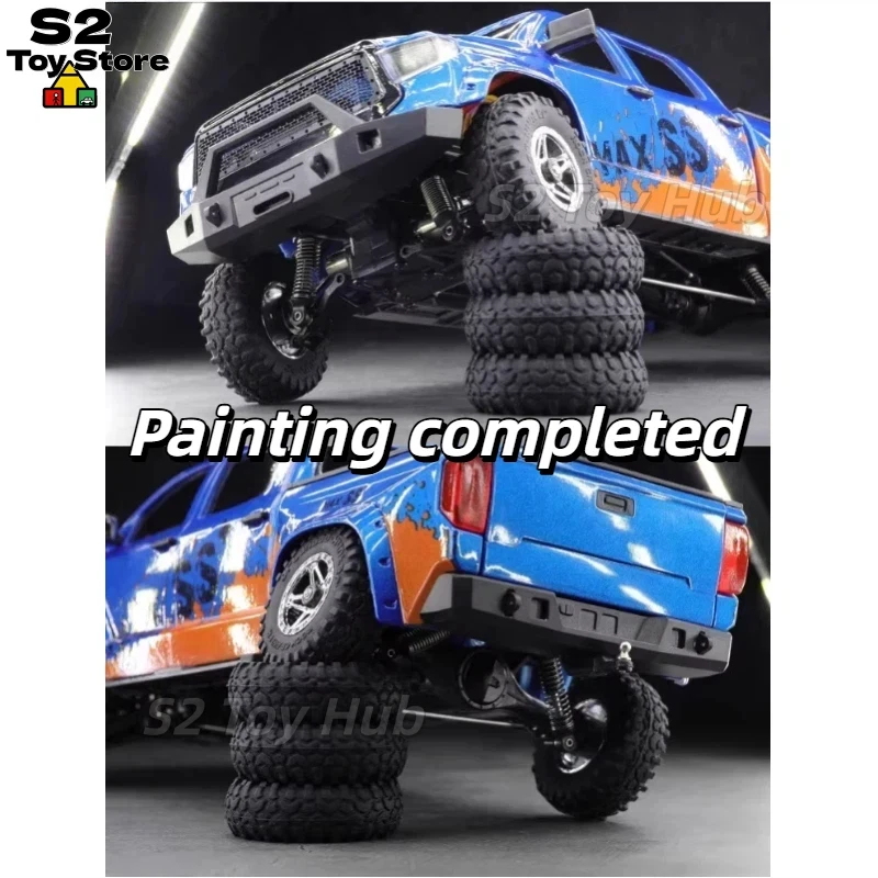 Modelo Orlando Hunter P02 1/32, Kit de Crawler RC, Camioneta Todoterreno Tundra, Suspensión Delantera Independiente, Carrocería Pintada