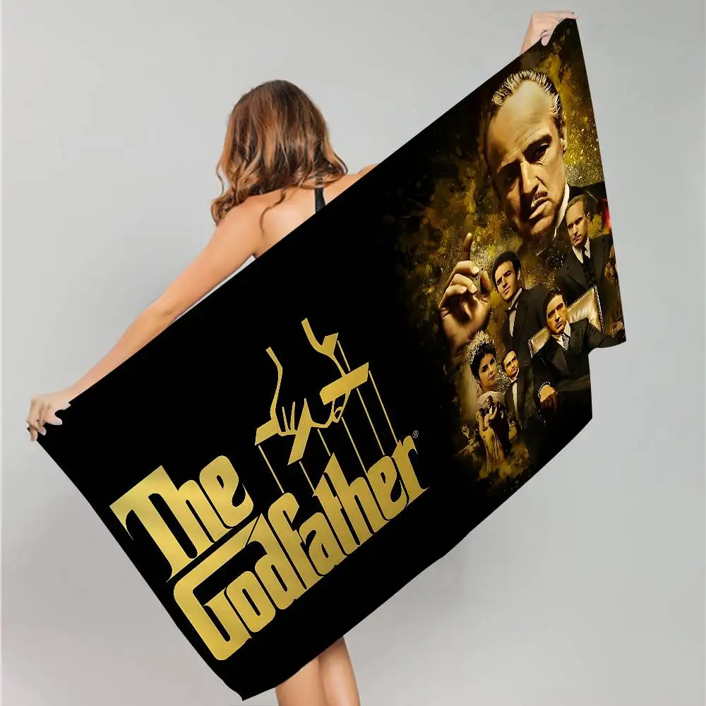 Classic Movie G-Godfather Microfiber Printed Beach Towel Mountain Climbing Yoga Beach Swimming Running Absorbent Soft Towel