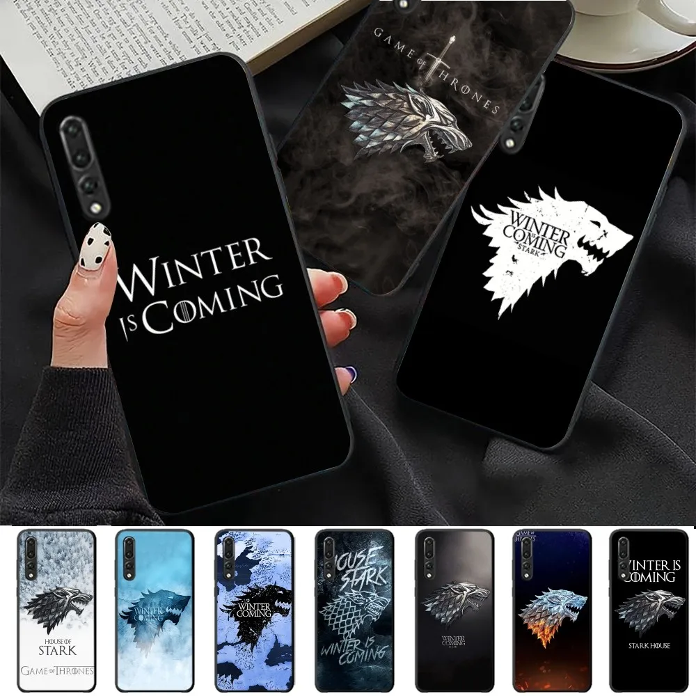 W-Winter C-Coming Stark Phone Case For Huawei P 8 9 10 20 30 40 50 Pro Lite Psmart Honor 10 Lite 70 Mate 20lite