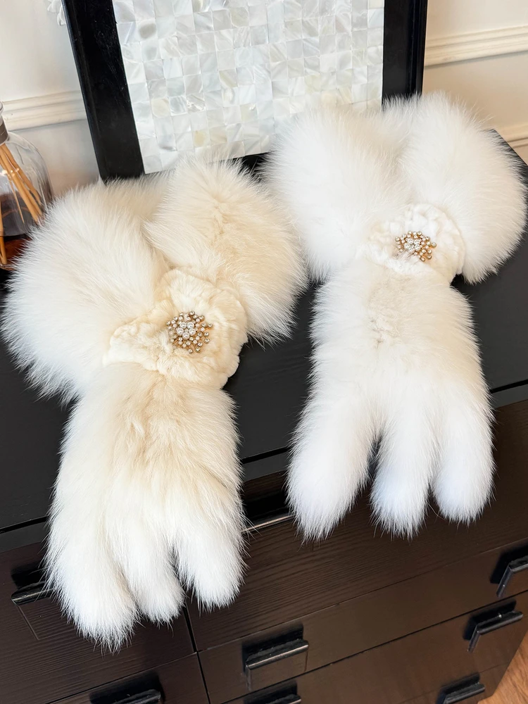 Echarpe-en-fourrure-double-face-ele-longue-et-chaude-tricotee-avec-des-franges-en-poils-naturels-pour-femme-style-coreen-couleur-unie-pour-l'hiver