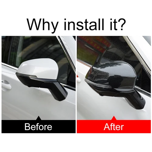 Imagen 2 del producto Para Haval H6 3. a generación 2021 2022 2023 2024 GT DHT PHEV ABS espejo retrovisor de coche cubierta embellecedora lateral decoración carcasa Accesorios