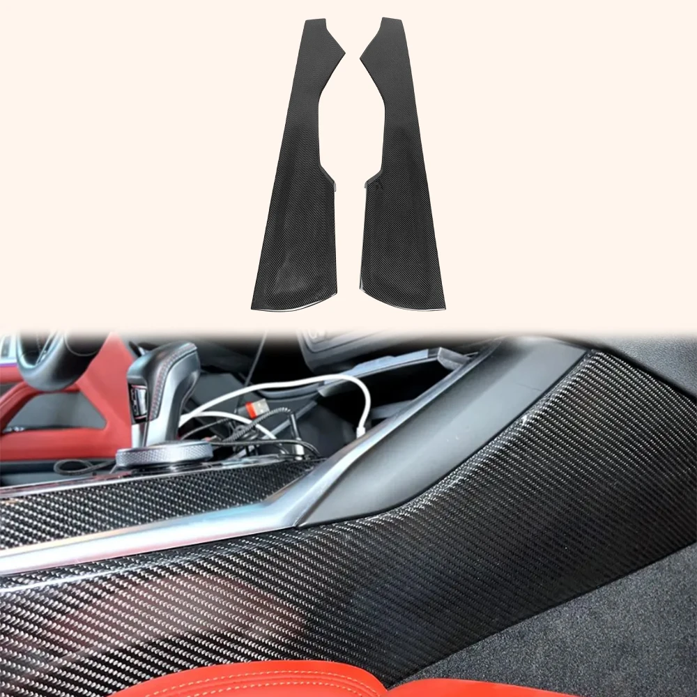 

For BMW M3 G80 G81 M4 G82 G83 2020-24 Dry Carbon KZ Center Console Side Cover