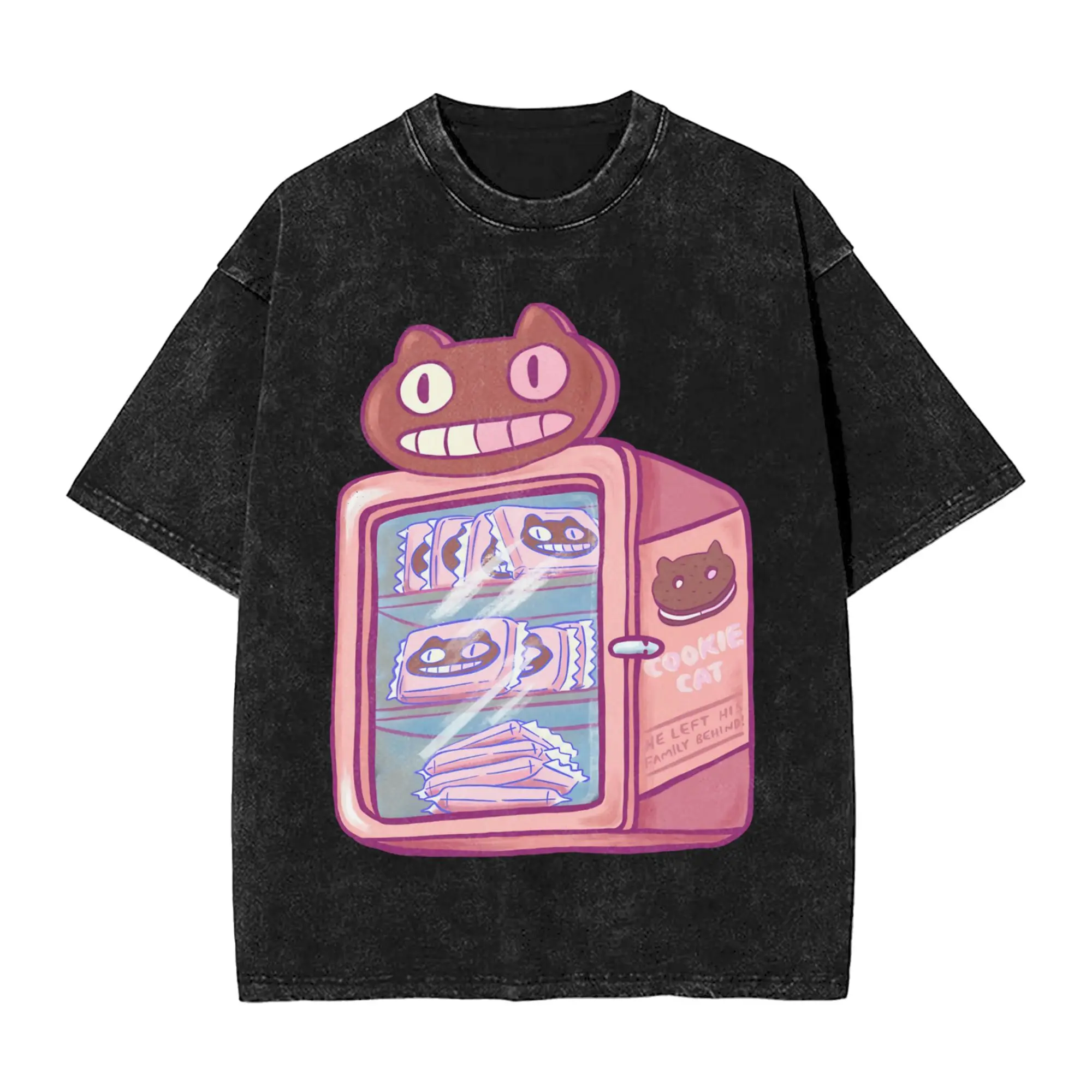 Fully Stocked Stevens Universes T Shirt Hip Hop Washed Cotton Harajuku T-Shirt  Vintage for Men Women Tops Streetwear Tee Shirt