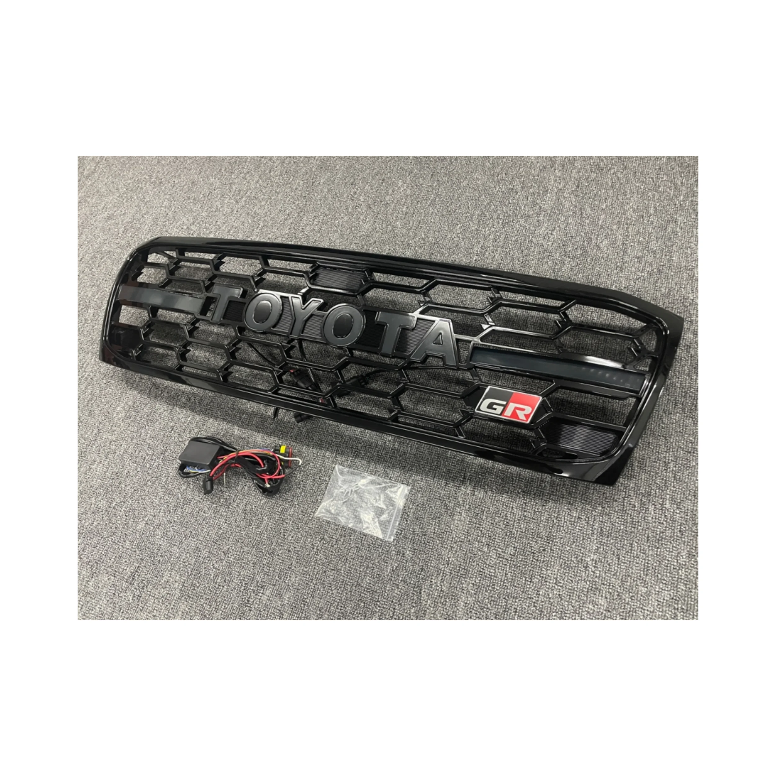 

Решетка радиатора FJ100 для Toyota Land Cruiser LC100, передняя решетка с светодиодами, тип GR