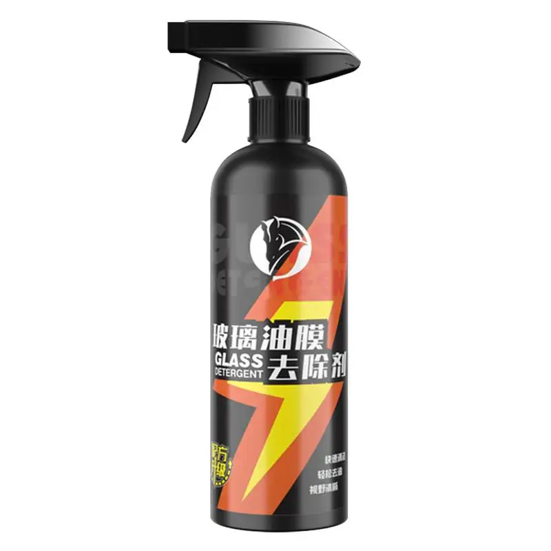 

Water Spot Cleaner For Glass 500ml Windshield Stain Cleaner Water Spot Remover Powerful Car Cleaning Spray Glass Cleaner For