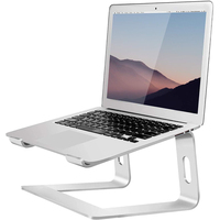 Laptop Stand Aluminum Laptop Riser Compatible with Mac MacBook Air Pro 10 to 15.6 Inch Notebook Computer, Ergonomic Holder