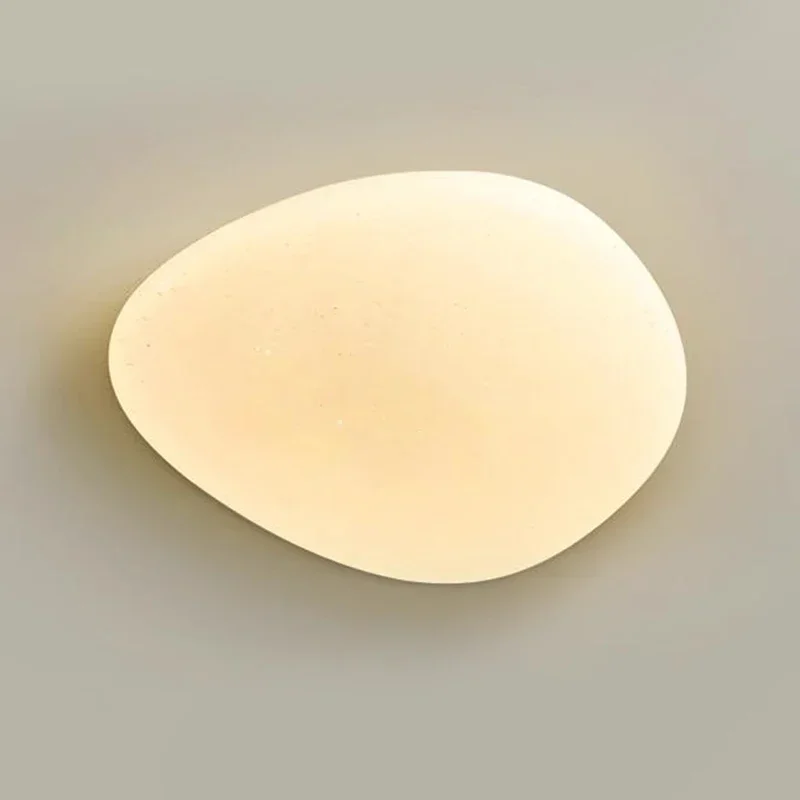 

Nordic Cream Style Ceiling Light Modern Simple Design Pebble Ceiling Light Living Room Study Indoor Lighting Deckenleuchte FYCL